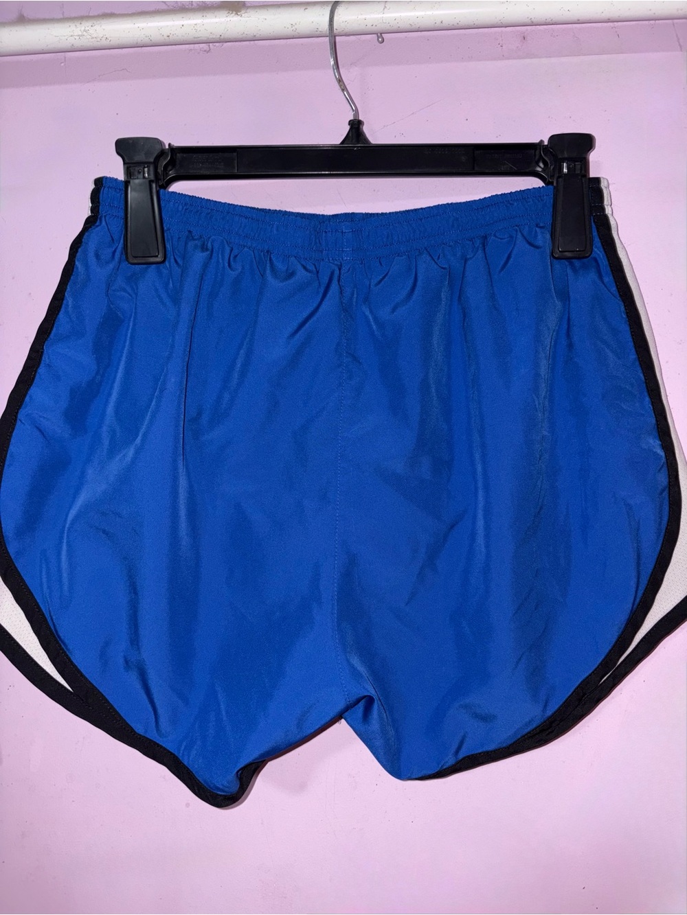 Nike Royal Blue Athletic Shorts with White & Black Trim - Picture 2 of 5